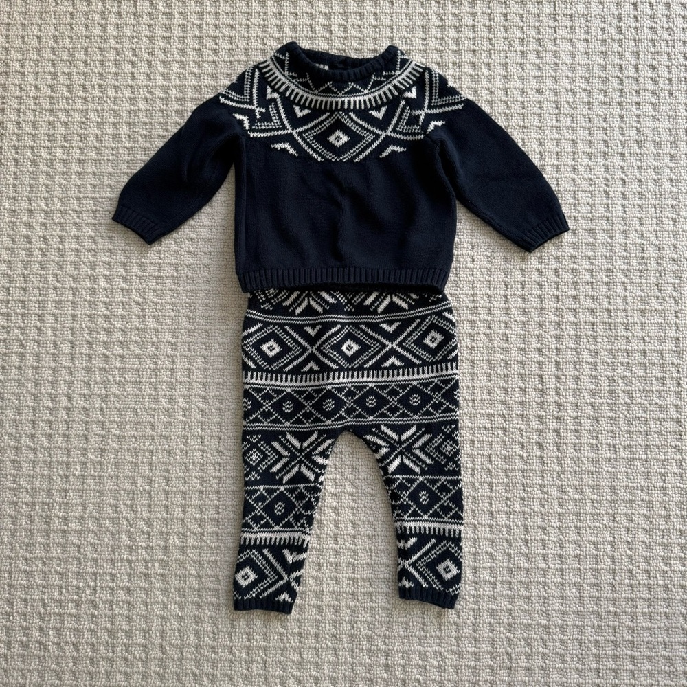Old Navy Fair Isle Sweater Set